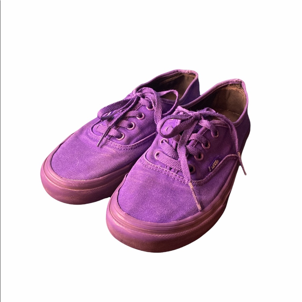 Vans Solid Purple Sneakers - image 1